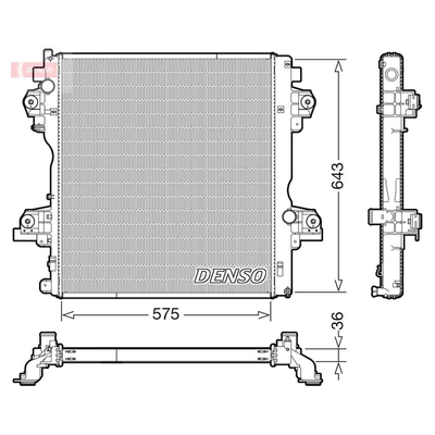 Denso Radiator DRM50140