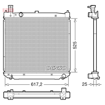 Denso Radiator DRM50141