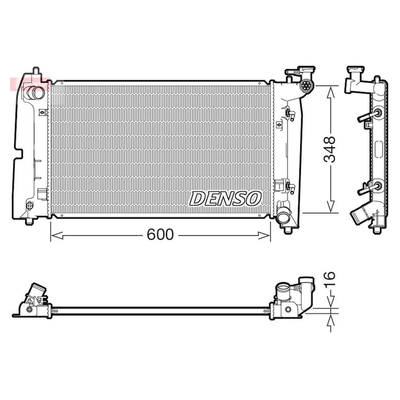 Denso Radiator DRM50142