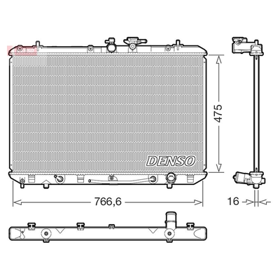 Denso Radiator DRM50143
