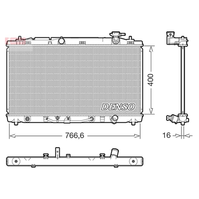 Denso Radiator DRM50146