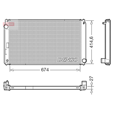 Denso Radiator DRM50151
