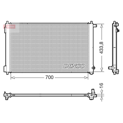 Denso Radiator DRM50154