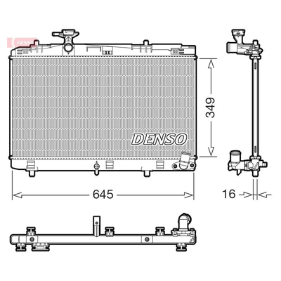 Denso Radiator DRM50155