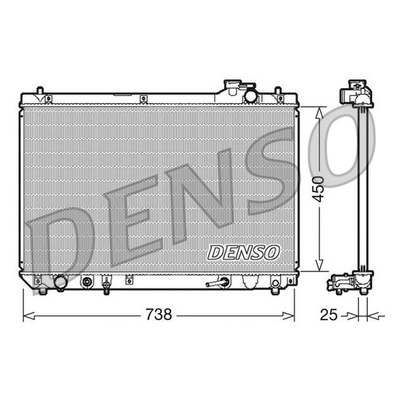 Denso Radiator DRM51004