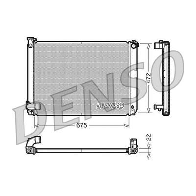 Denso Radiator DRM51005