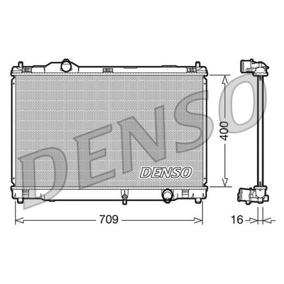Denso Radiator DRM51008