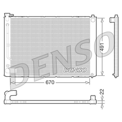 Denso Radiator DRM51011