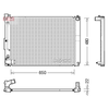 Denso Radiator DRM51012 thumbnail