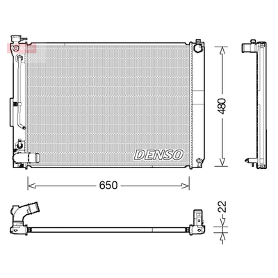 Denso Radiator DRM51012