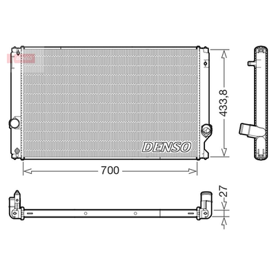 Denso Radiator DRM51019
