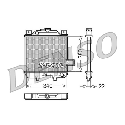 Denso Radiator DRM99006