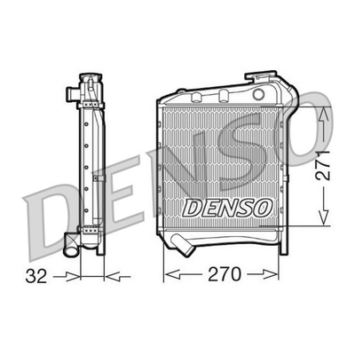 Denso Radiator DRM99009