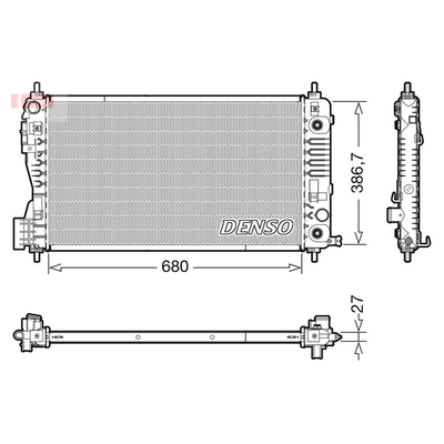 Denso Radiator DRM99012
