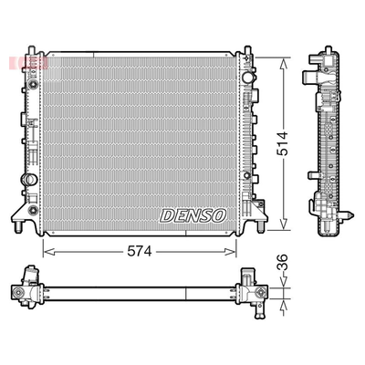 Denso Radiator DRM99013