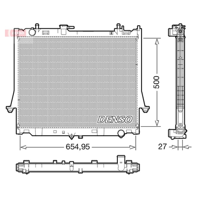 Denso Radiator DRM99014