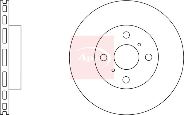 Apec Brake Disc DSK2646 - image 2