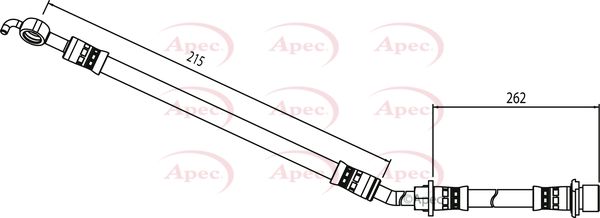 Apec Brake Hose HOS4079 - image 2