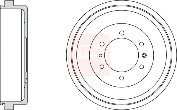 Apec Brake Drum DRM9974 - image 2