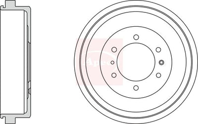 Apec Brake Drum DRM9974