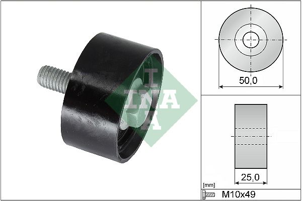 INA Drive Belt Deflection Guide Pulley 532089910 - image 2