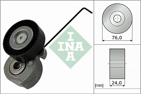 INA Drive Belt Tensioner Pulley 534032410 - image 2