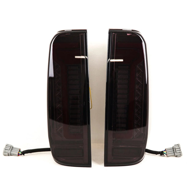For Nissan Navara D40 2005-2015 Rear Tail Light Lamp LED Dynamic Smoked Pair - image 2
