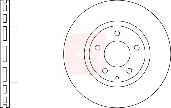 Apec Brake Disc DSK2416 - image 2
