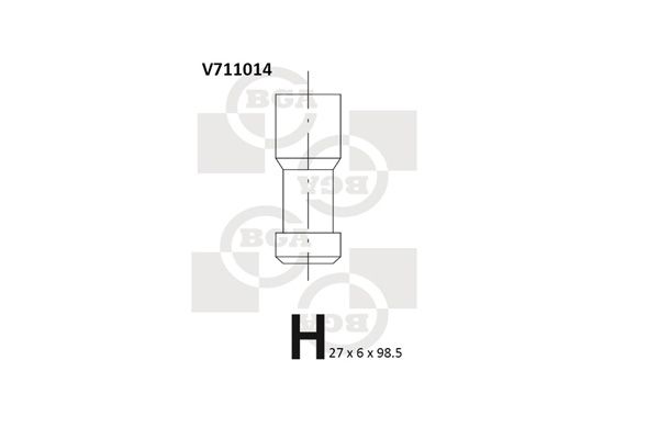 BGA Exhaust Valve V711014 - image 2