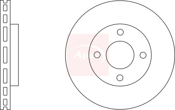 Apec Brake Disc DSK2955 - image 2