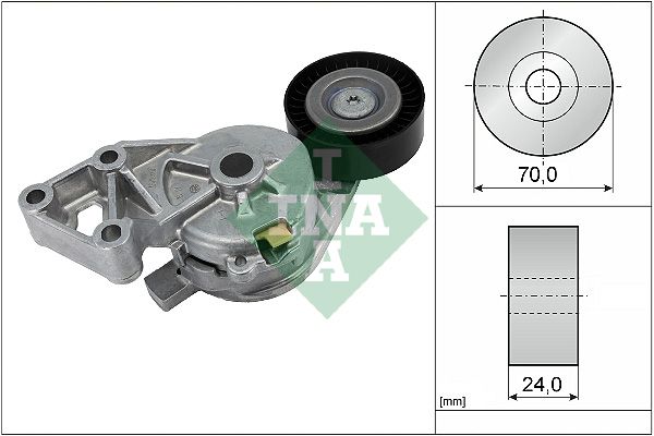INA Drive Belt Tensioner Pulley 534013230 - image 2