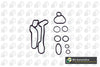 BGA Oil Cooler Gasket AG2280 thumbnail