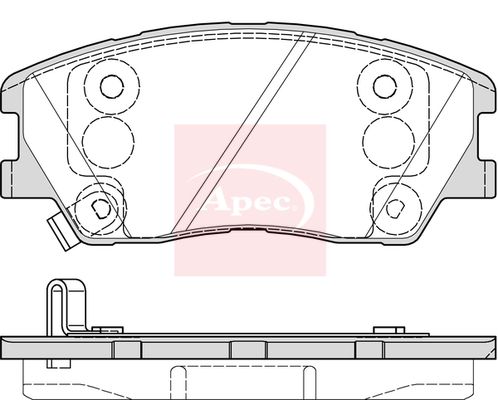 Apec Brake Pads Set PAD2336 - image 2