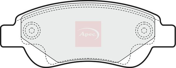 Apec Brake Pads Set PAD1460 - image 2