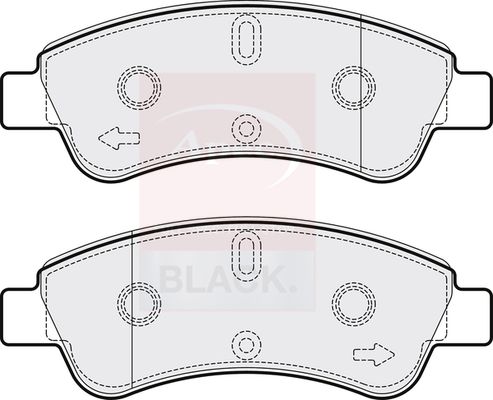 Apec Brake Pads Set PAD1269B - image 2