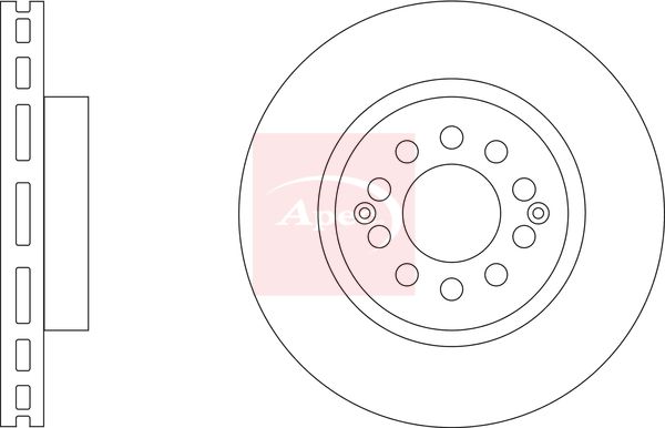 Apec Brake Disc DSK3519 - image 2