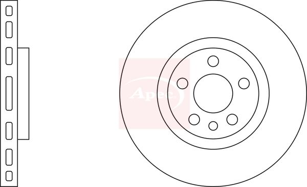 Apec Brake Disc DSK649 - image 2