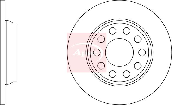 Apec Brake Disc DSK2164 - image 2