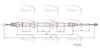 Apec Handbrake Cable CAB1749 thumbnail