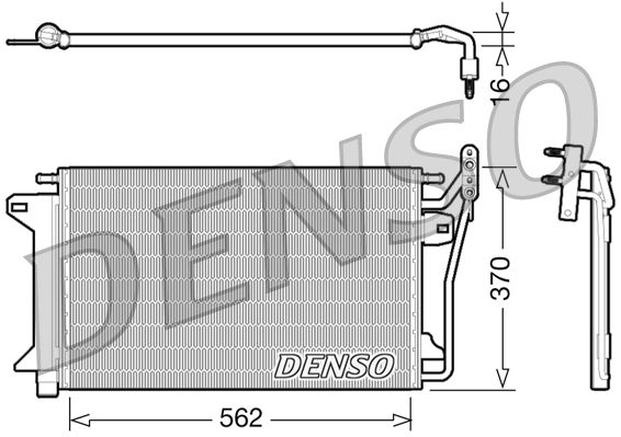 Denso Ac Condenser DCN10025 - image 2