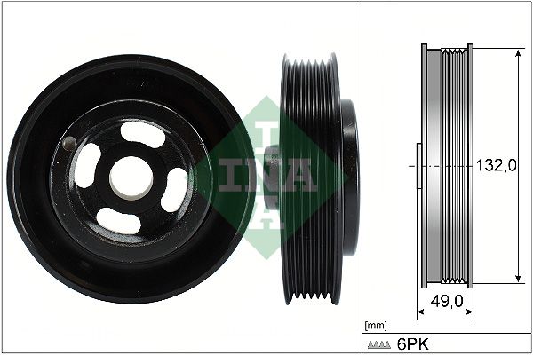 INA Crankshaft Pulley (tvd) 544012610 - image 2