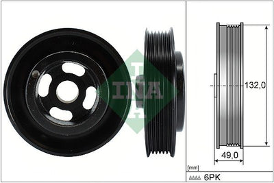 INA Crankshaft Pulley (tvd) 544012610