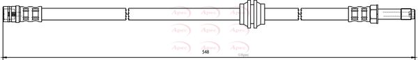 Apec Brake Hose HOS3827 - image 2
