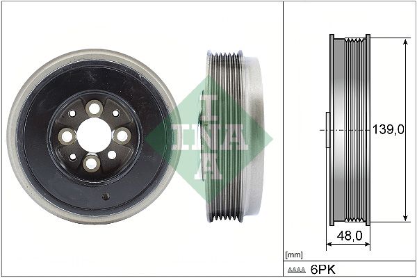INA Crankshaft Pulley (tvd) 544006510 - image 2