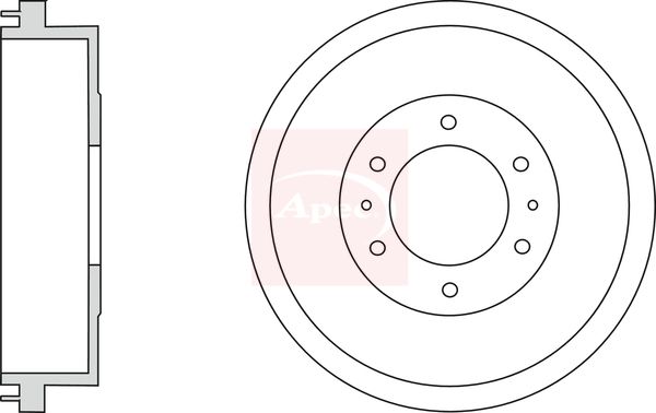 Apec Brake Drum DRM9950 - image 2