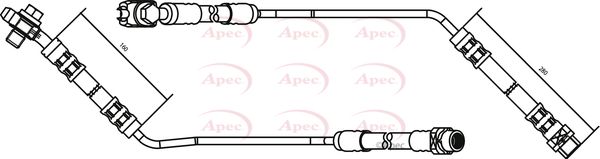 Apec Brake Hose HOS3156 - image 2