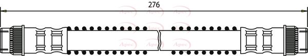 Apec Brake Hose HOS3242 - image 2