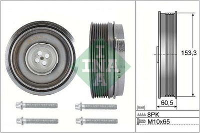 INA Crankshaft Pulley (tvd) 544050520