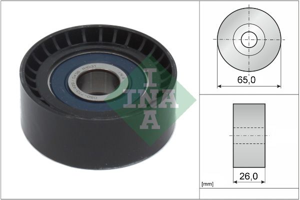 INA Drive Belt Deflection Guide Pulley 532066610 - image 2