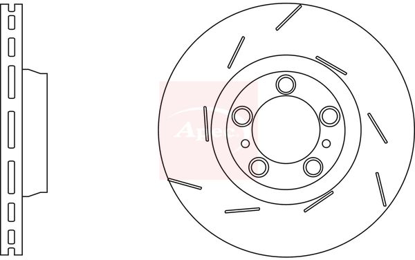 Apec Brake Disc DSK3264 - image 2
